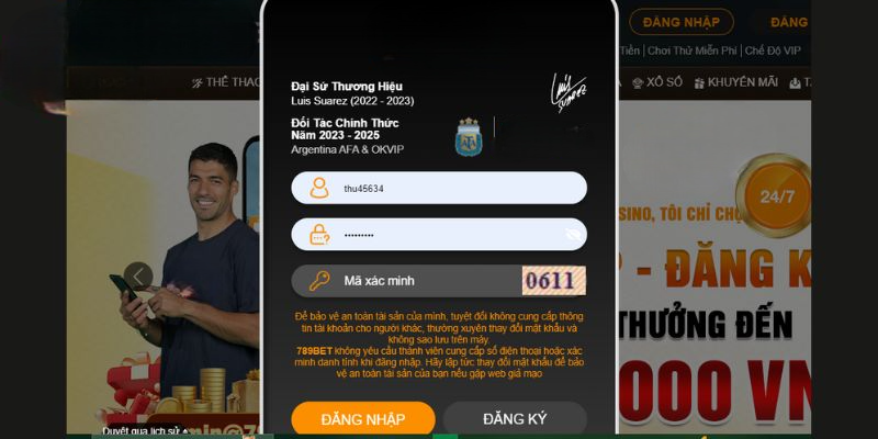 Đăng nhập nhà cái 789Bet